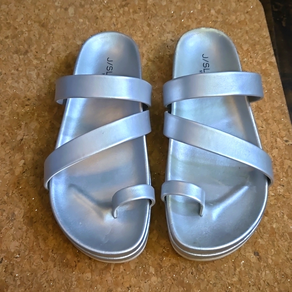 Platform Thong Sandals Size 8